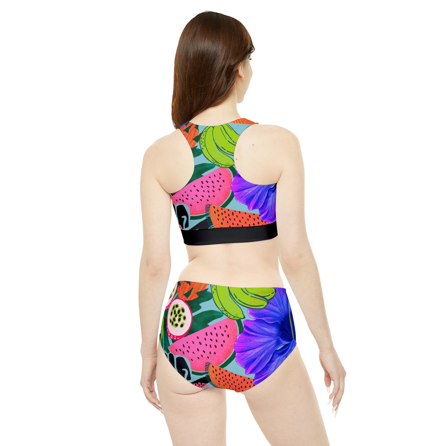 Tropical Sporty Bikini Set - Ocean + Surf Co.