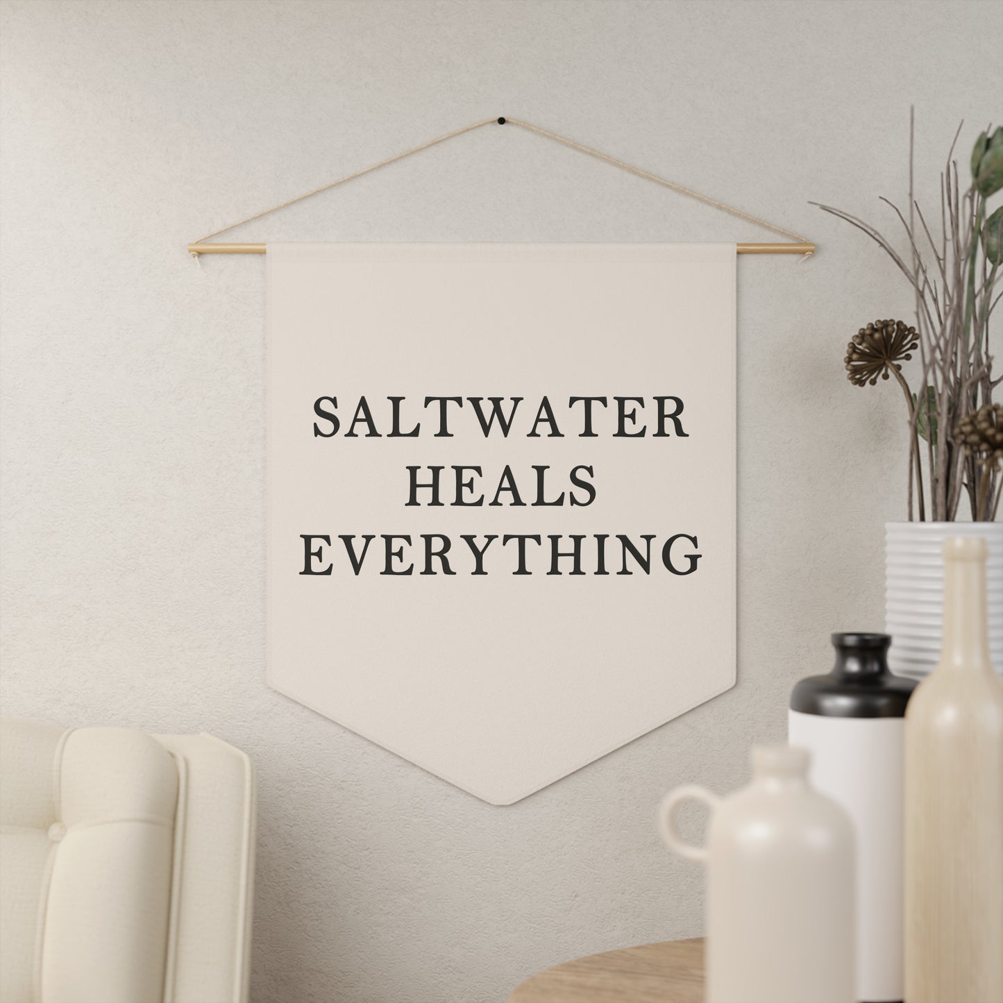 Saltwater Heals Everything Pennant