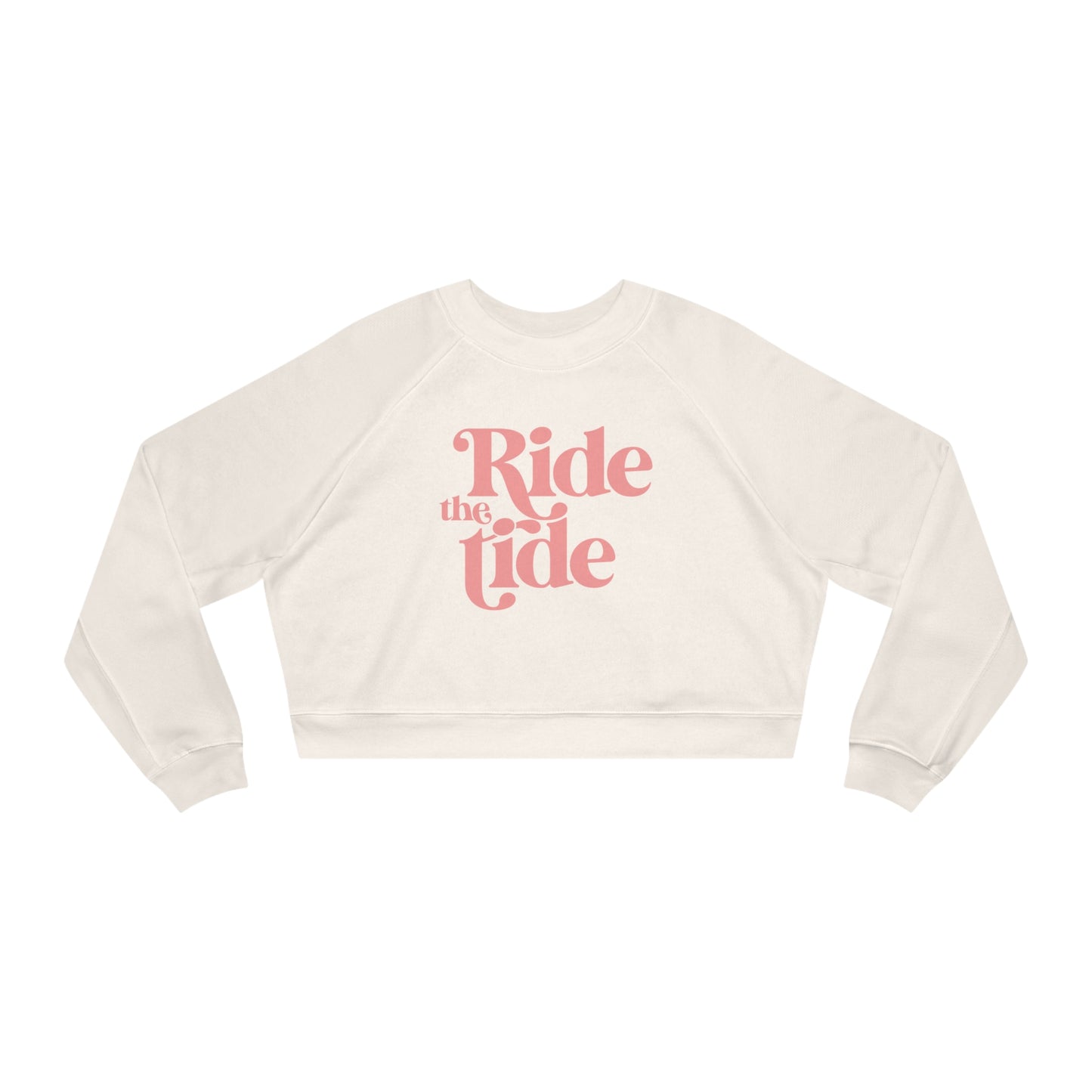 Ride the Tide Women's Cropped Fleece Pullover - Ocean + Surf Co.