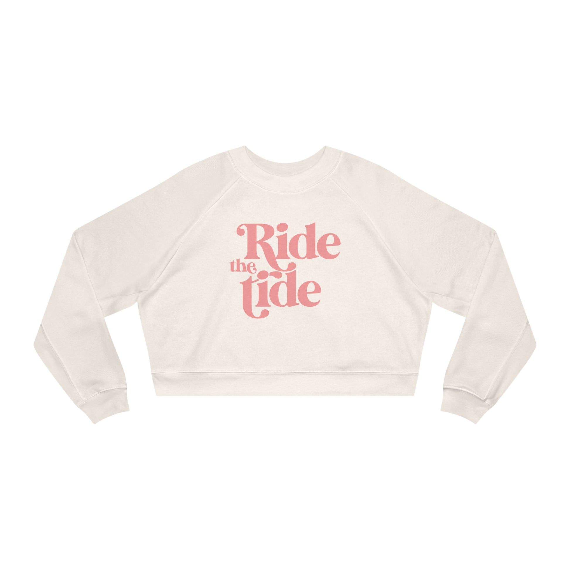 Ride the Tide Women's Cropped Fleece Pullover - Ocean + Surf Co.