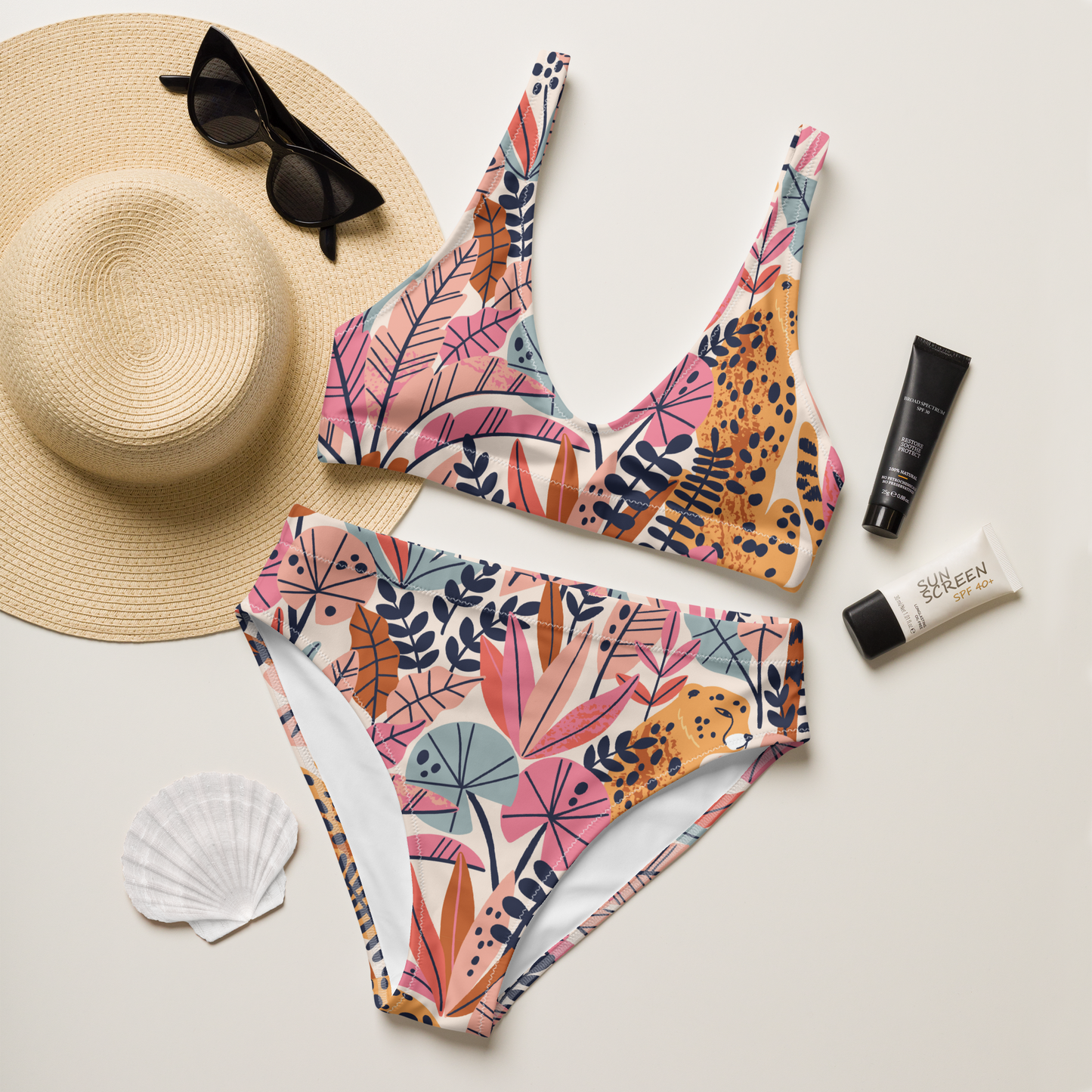 Bohemian High-Waisted Bikini - Ocean + Surf Co.